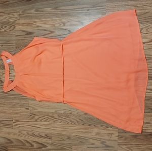 Coral dress